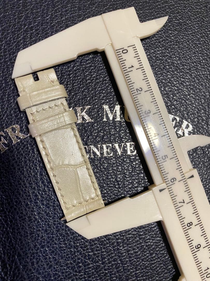 16mm フランクミュラー 純正 パールホワイト ストラップ ベルト