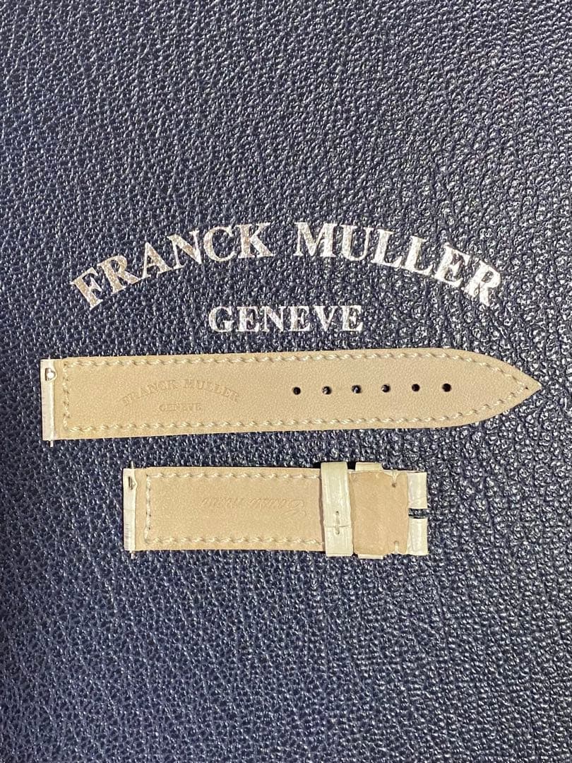 16mm フランクミュラー 純正 パールホワイト ストラップ ベルト