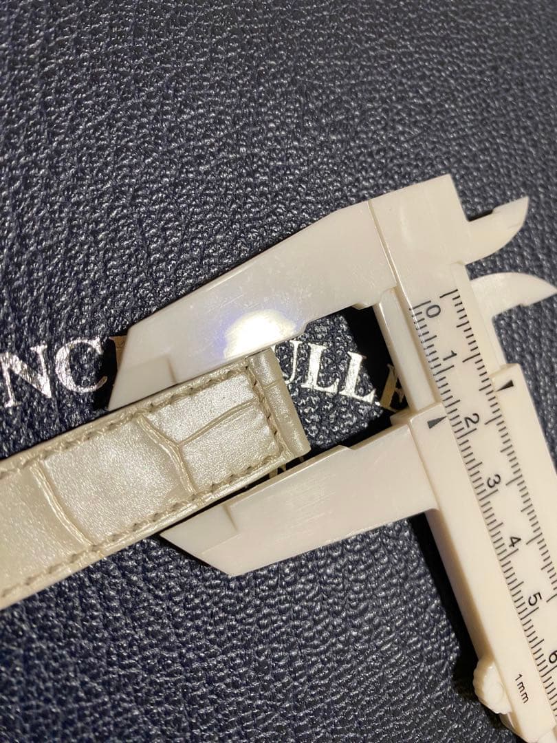 16mm フランクミュラー 純正 パールホワイト ストラップ ベルト