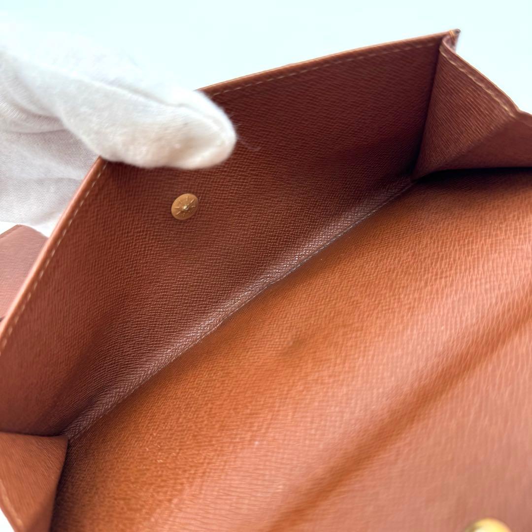 美品✨️ルイヴィトン　モノグラム　インターナショナル　三つ折り財布　長財布　財布