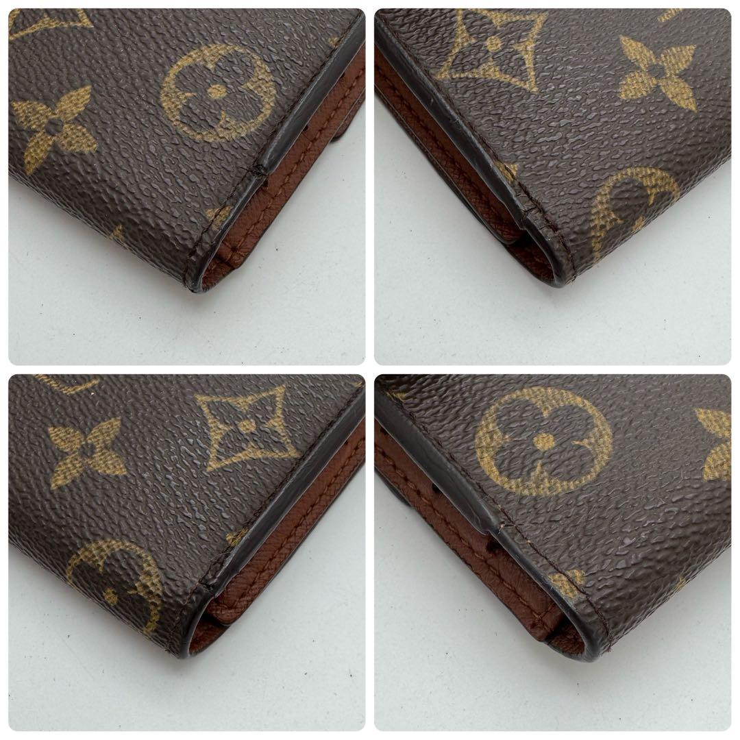 美品✨️ルイヴィトン　モノグラム　インターナショナル　三つ折り財布　長財布　財布
