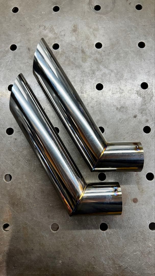 辛味噌　 竹槍マフラーカッター 2本 ハスギリ　60φ