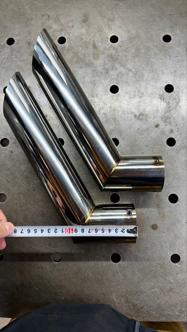 辛味噌　 竹槍マフラーカッター 2本 ハスギリ　60φ