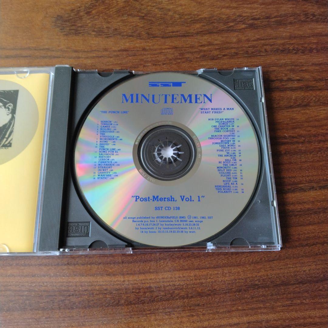 洋楽 MINUTEMEN \"Post-Mersh,Vol.1\" SST CD 138