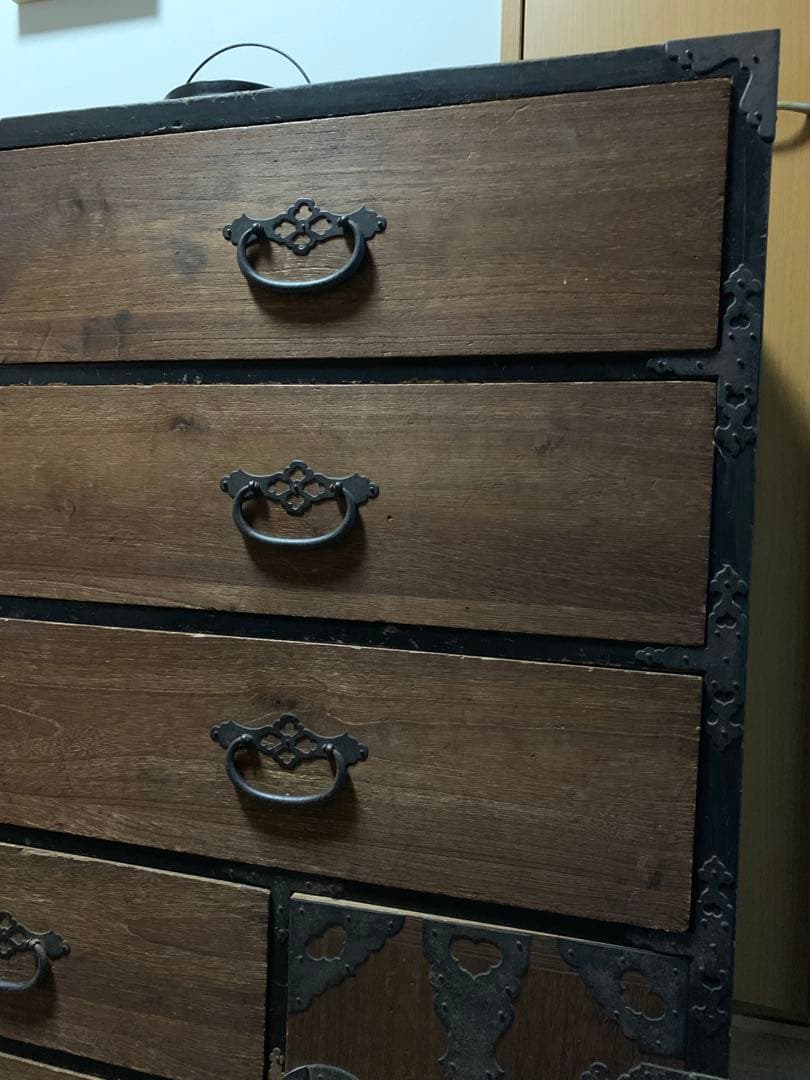 Sao®️i 和箪笥　茶箪笥　アンティーク家具　古物　レトロ　チェスト