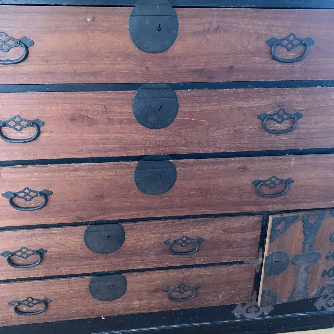 Sao®️i 和箪笥　茶箪笥　アンティーク家具　古物　レトロ　チェスト