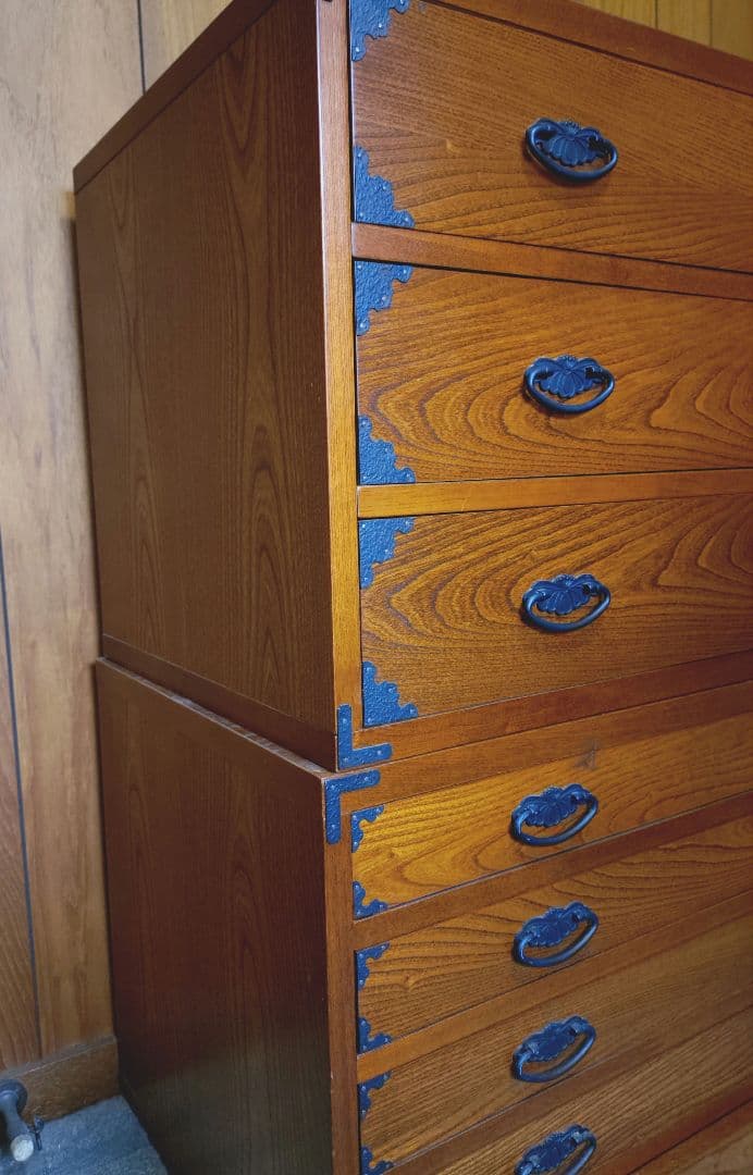 桐箪笥 着物用箪笥 引き出し3段 5段 引越し処分のため格安 送料込