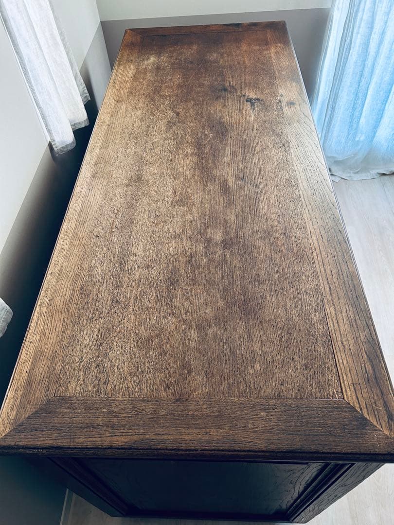 【週末限定お値下げ】フランスアンティーク 家具 木製ショップカウンター 作業台