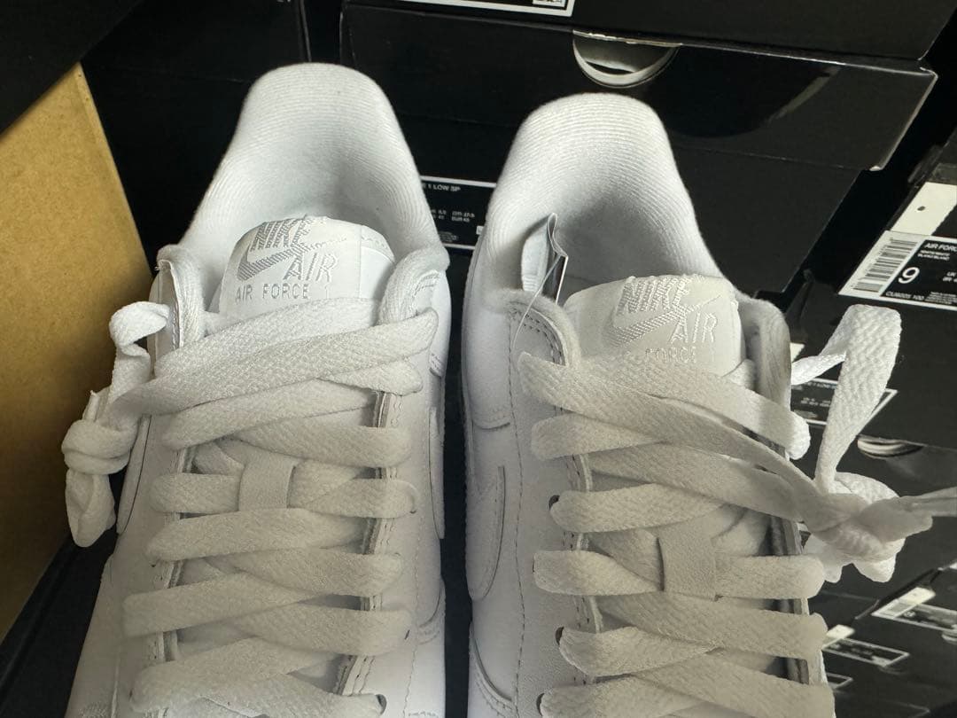 Nike Air Force 1 Supreme ホワイト 新品-24.５