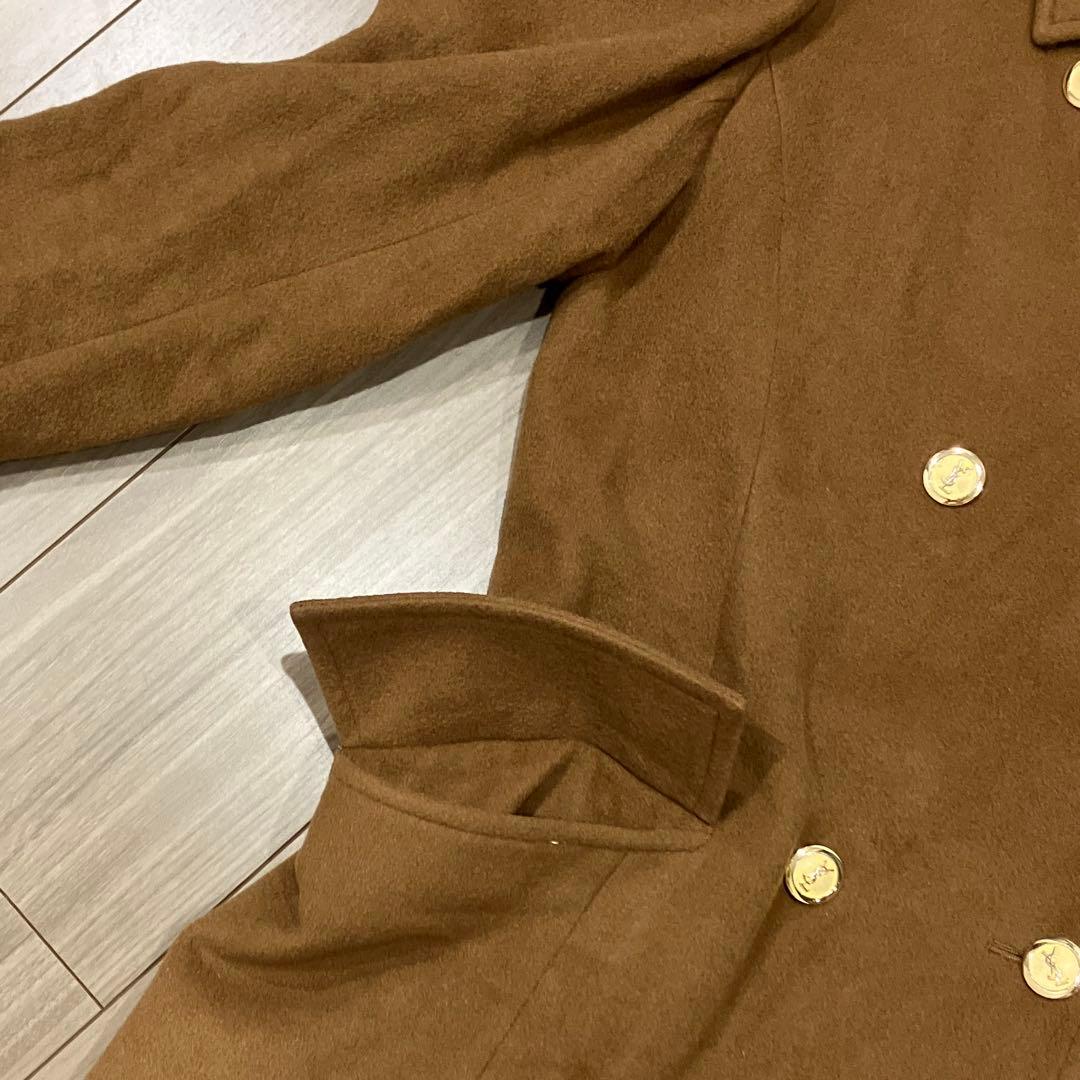 YVES SAINT LAURENT イヴサンローラン カシミヤ　ロングコート