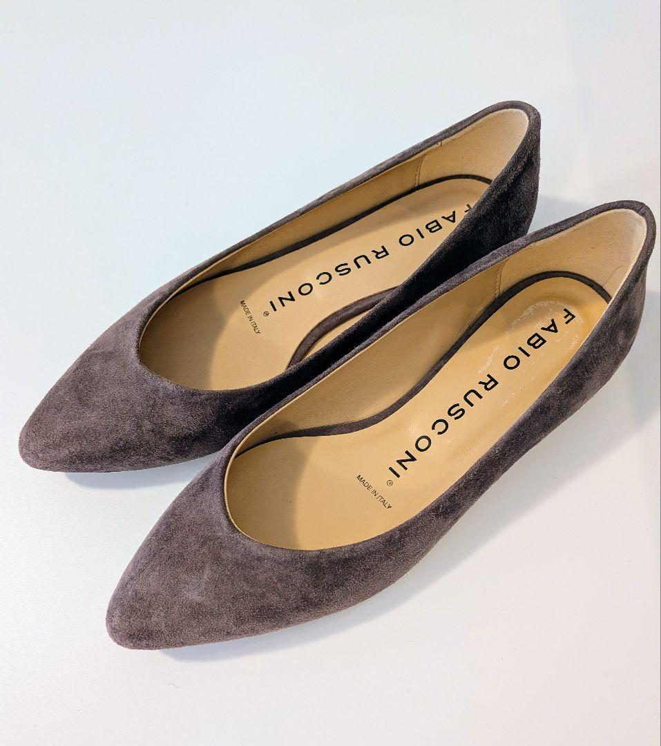 FABIO RUSCONI ポインテッドトゥ フラットシューズ 36.5