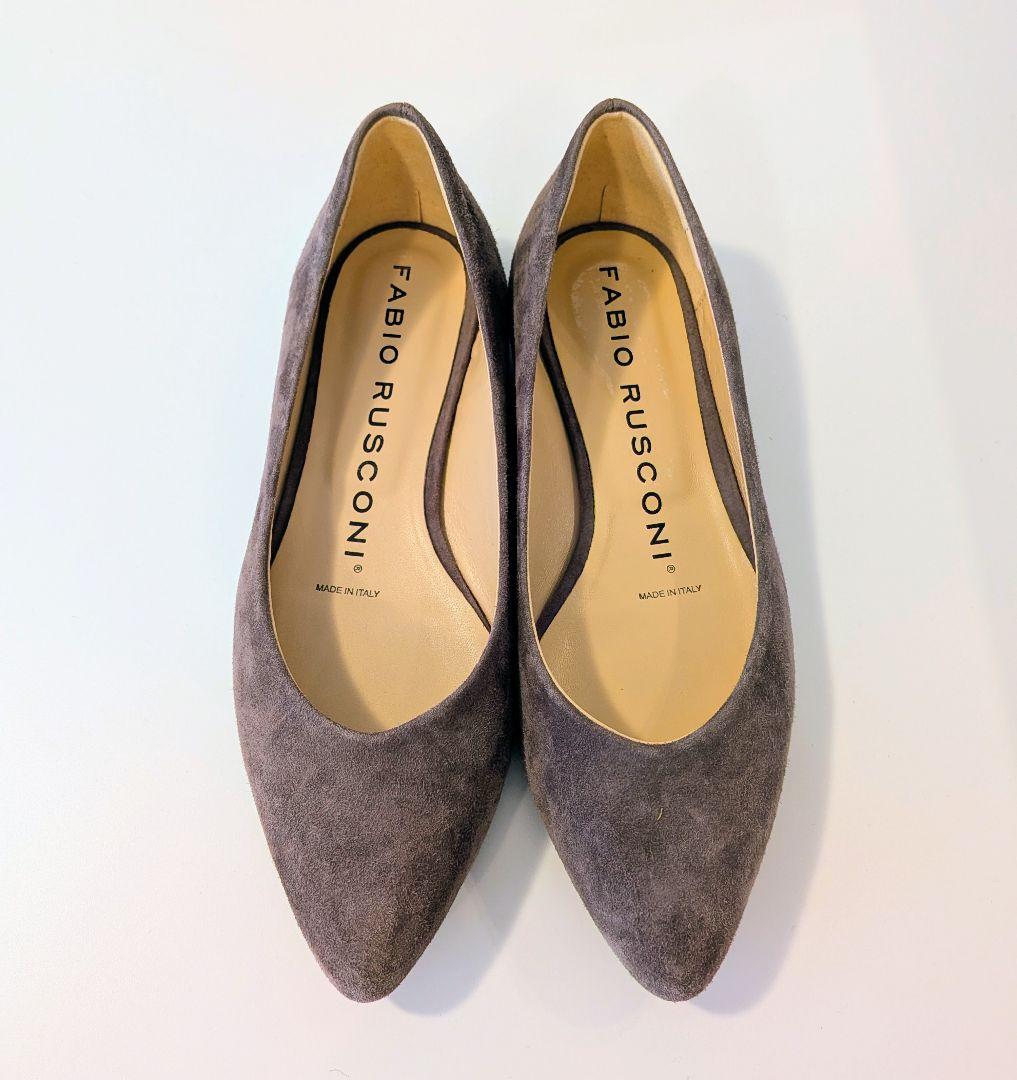FABIO RUSCONI ポインテッドトゥ フラットシューズ 36.5