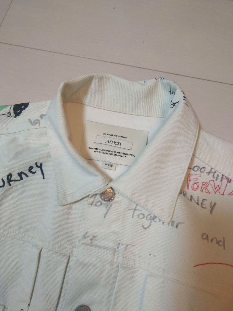 アメリヴィンテージ　ホワイトデニムジャケット