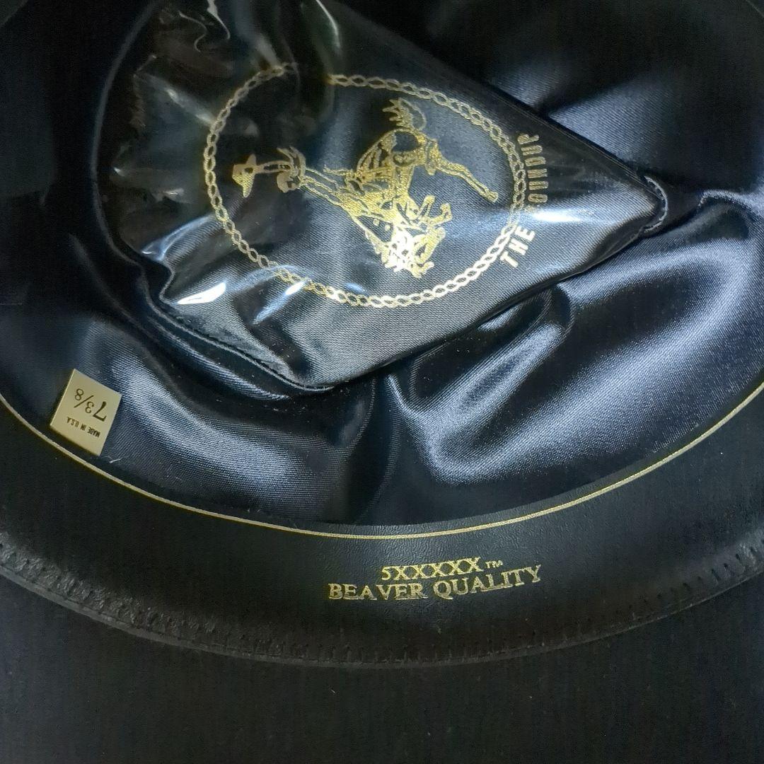 アメリカ製ウエスタンハット 黒、THE ROUNDUP