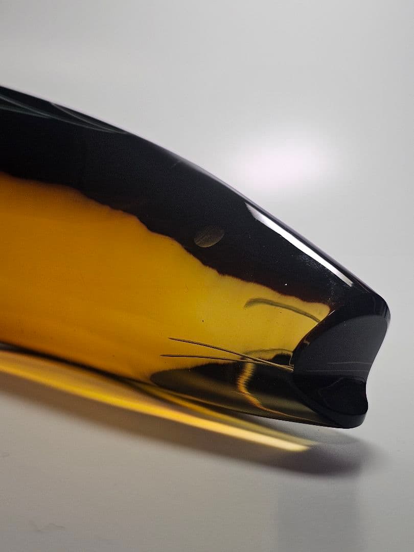 チェコスロバキア EXBOR 魚 インテリア★置物 ガラス製 全長33cm