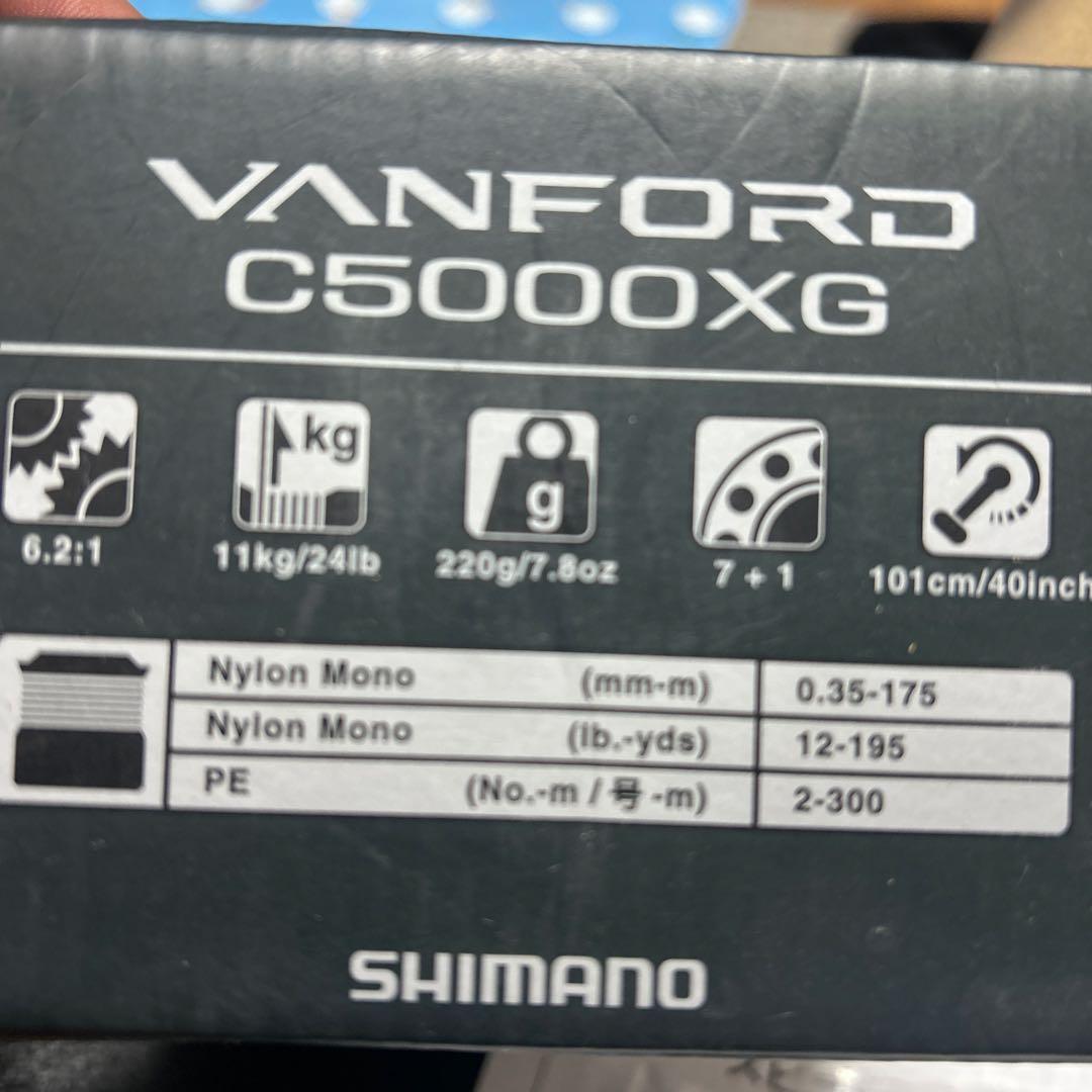 20 SHIMANO VANFORD C 5000XG スピニングリール