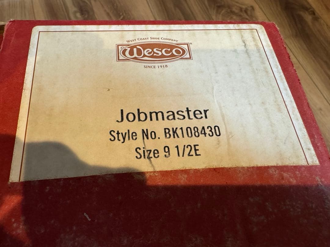☆美品☆　WESCO Jobmaster　ウエスコ　ジョブマスター　箱付 ✨