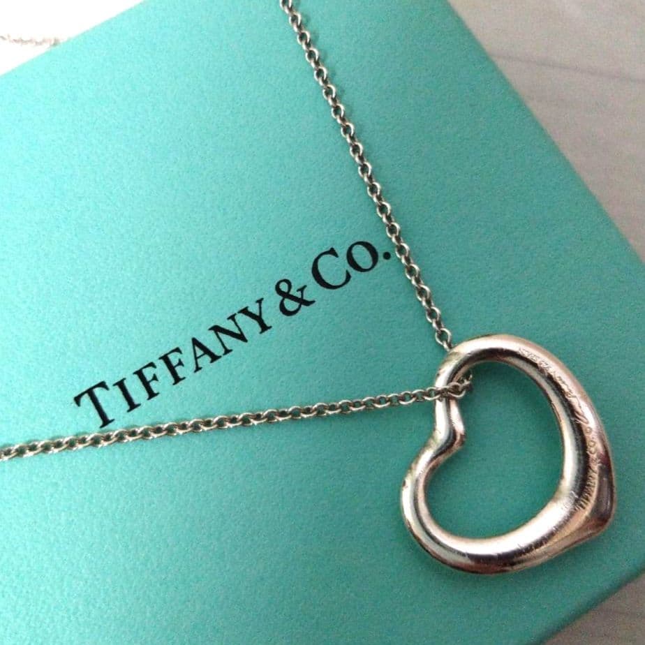 TIFFANY エルサペレッティ ネックレス オープンハート シルバー925