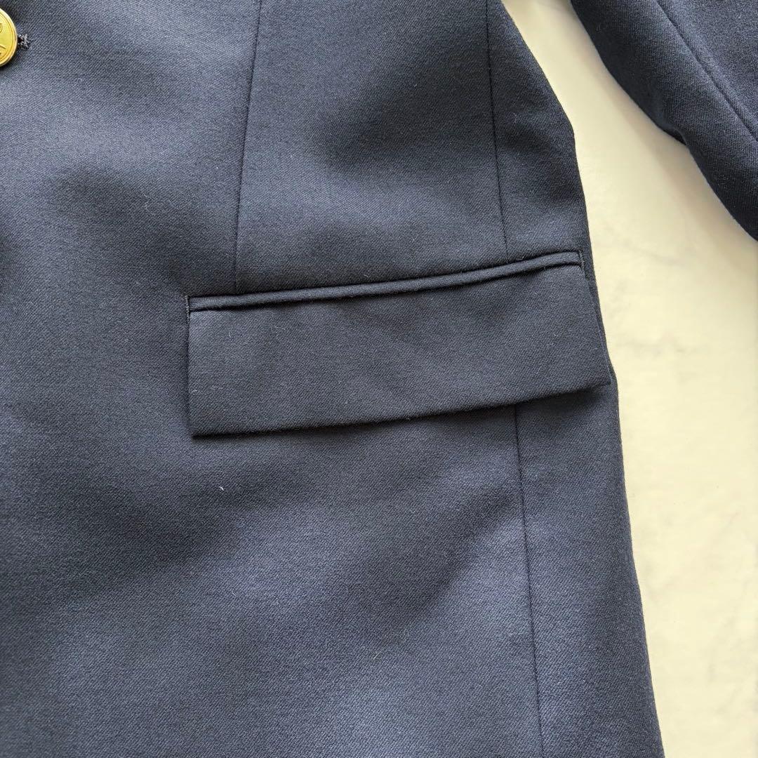 極美品✨90’s ポロラルフローレン 金ボタン 紺ブレ シングル ウール 160