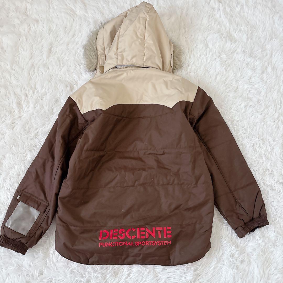 美品✨デサント　スノーウェア　スキーウェア　ヒートナビ　キッズ　男女兼用　160