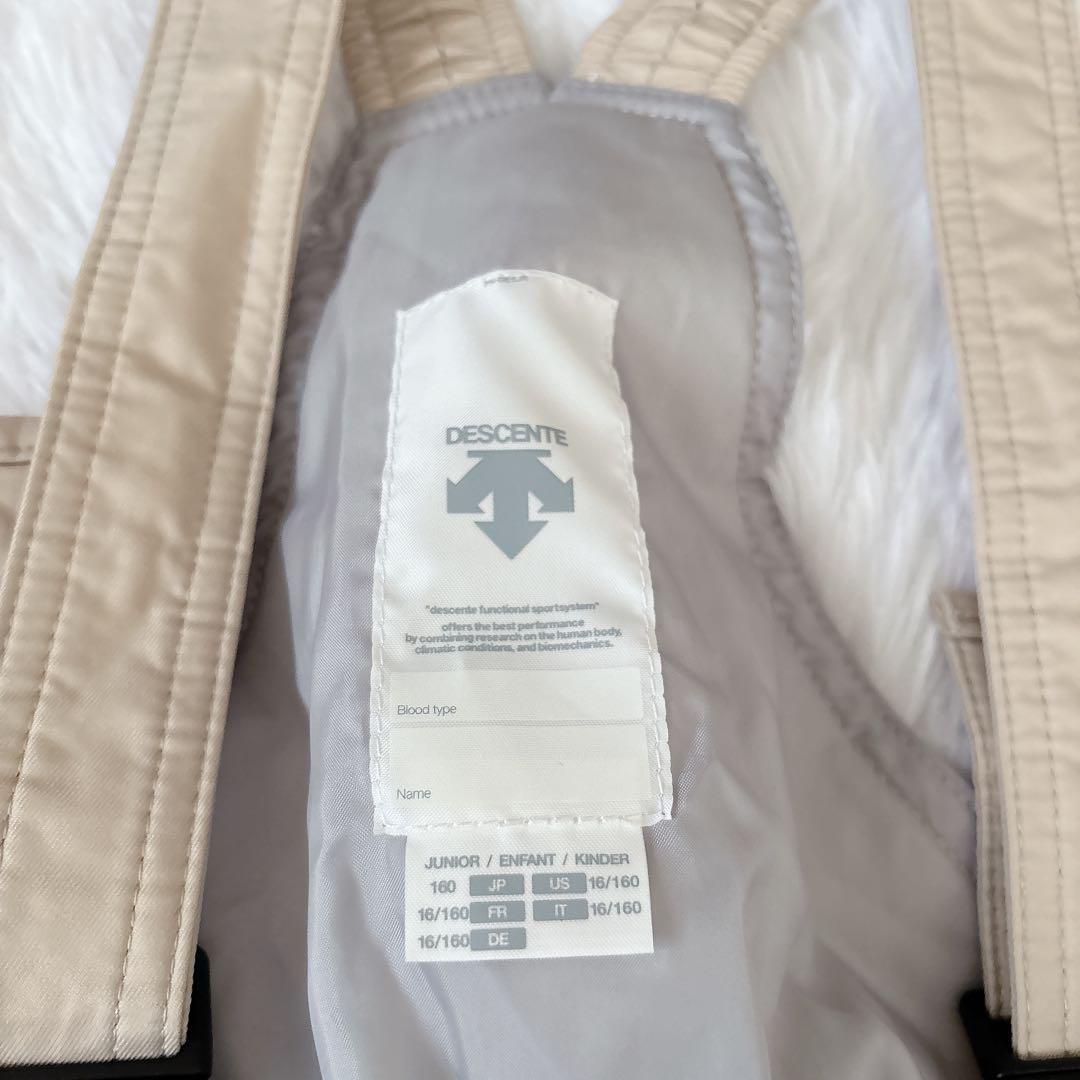 美品✨デサント　スノーウェア　スキーウェア　ヒートナビ　キッズ　男女兼用　160