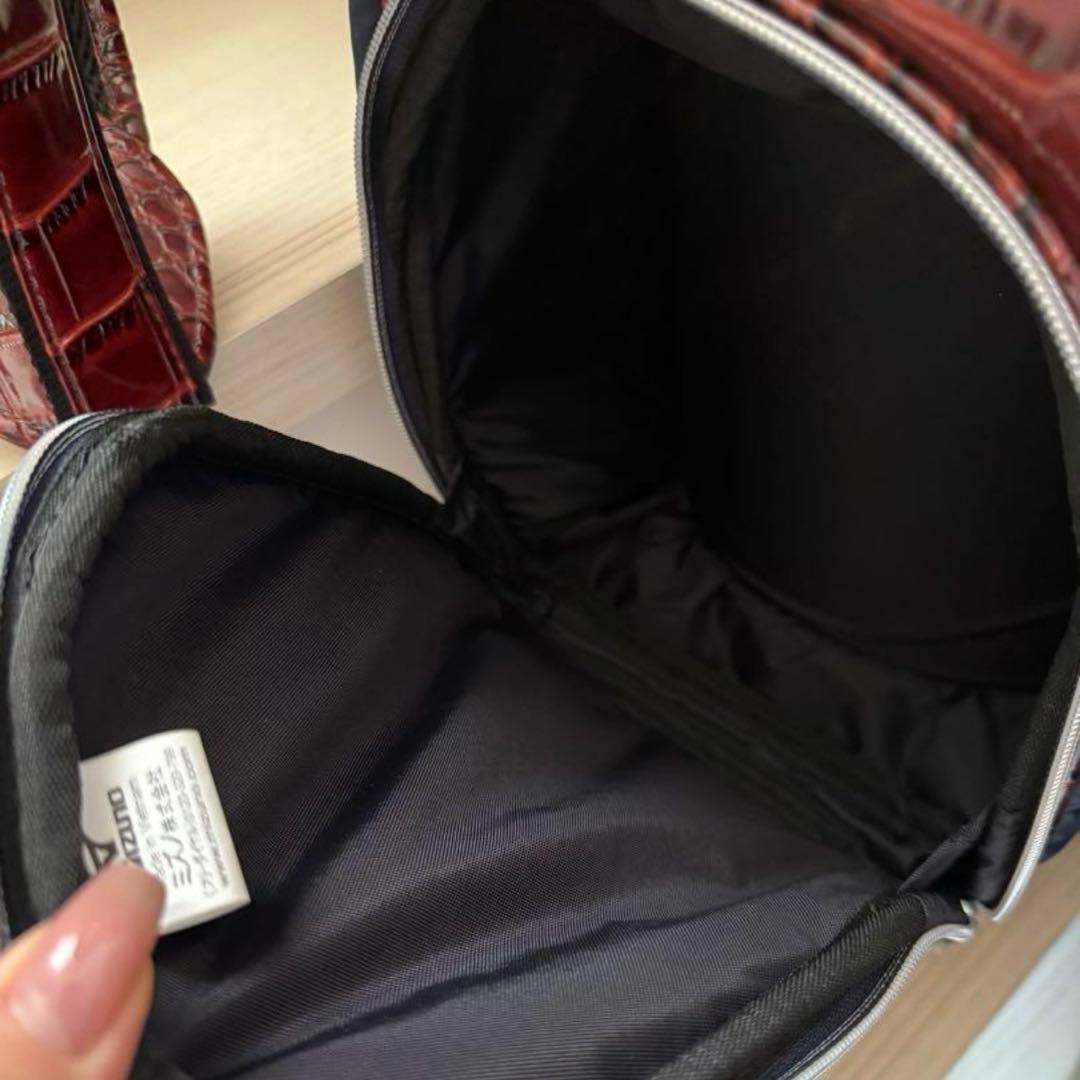 BOLSA ネイビー クロコダイル風 ゴルフバッグ　キャディバッグ