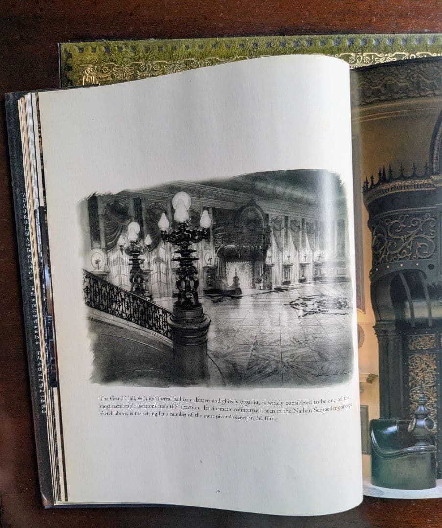 ディズニーファン必見！まるでホーンテッドマンションの扉を開けたような♪　古書洋書