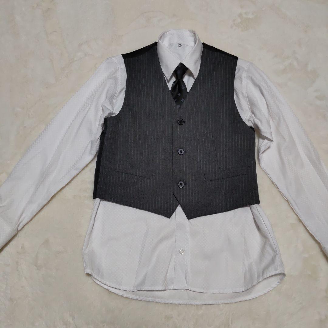 ワンダーファクトリー 6点セット 男の子 入学 卒園式 黒 150A