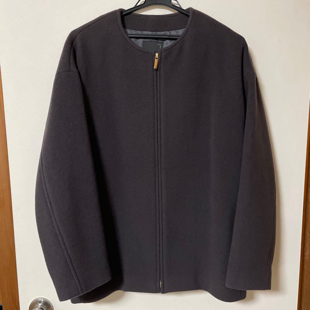 NOBLE ノーブル カラーレスジップショートコート