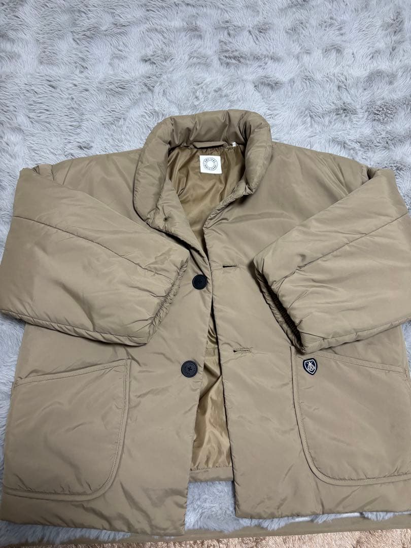 ORCIVAL オーシバル 3DeFX中綿スタンドカラーブルゾン　ベージュ