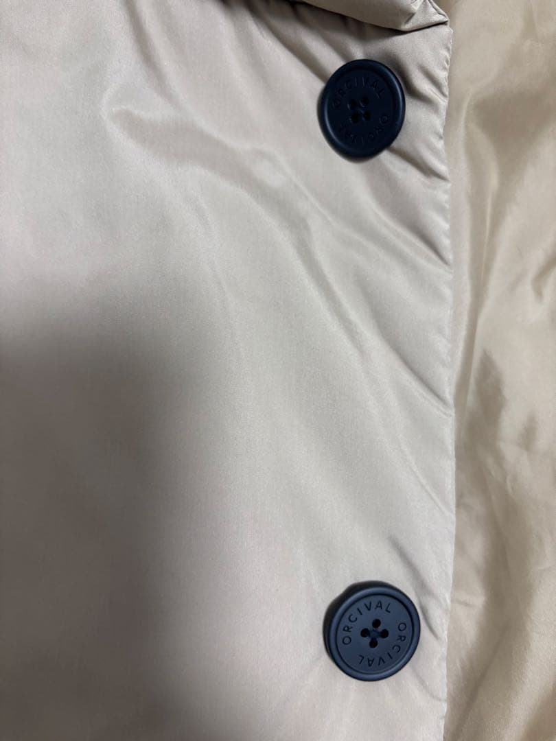 ORCIVAL オーシバル 3DeFX中綿スタンドカラーブルゾン　ベージュ