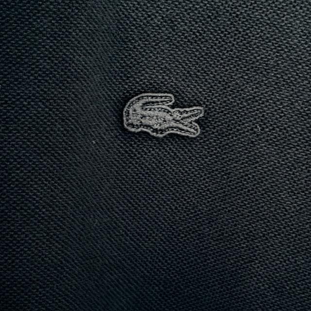 LACOSTE 別注 フルオープン 長袖 ポロシャツ ラコステ 5 日本製 黒