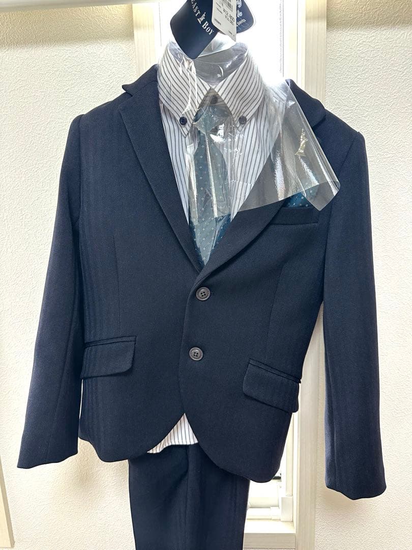 EAST BOYキッズスーツ(長ズボン)120サイズ 5点セット