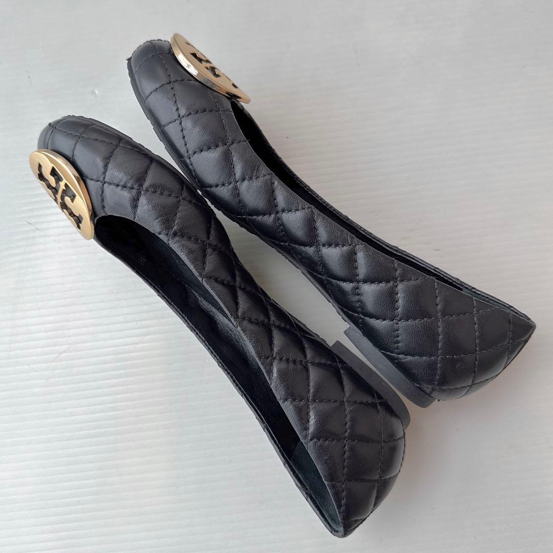 新品　6M　トリーバーチ　フラットシューズ　キルティング　ミュール　パンプス