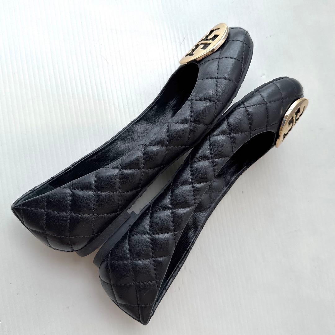 新品　6M　トリーバーチ　フラットシューズ　キルティング　ミュール　パンプス