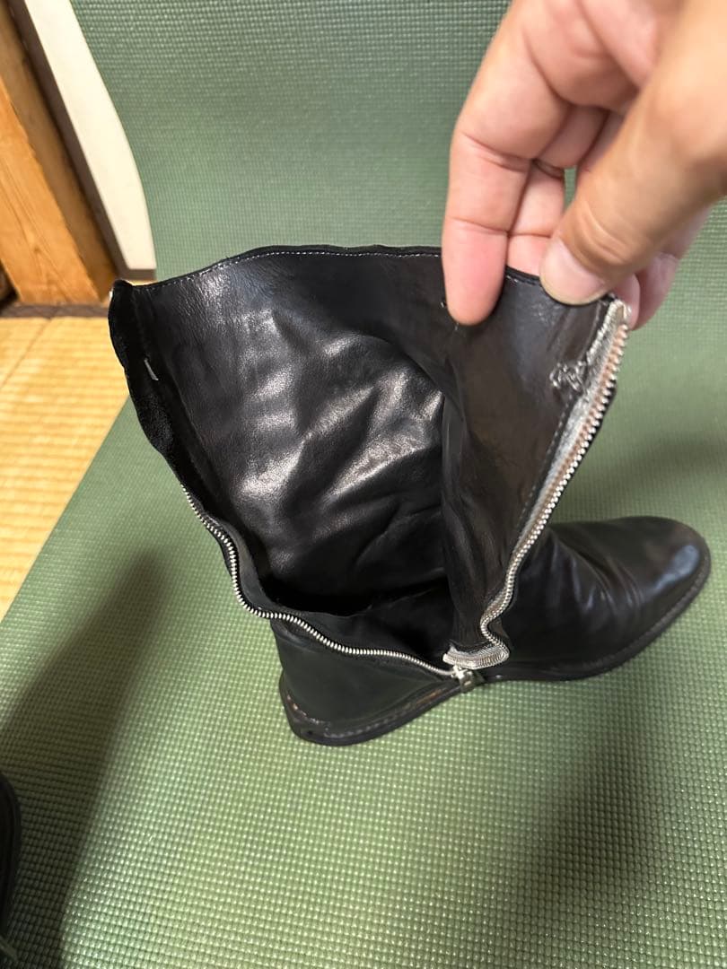 キャロル・クリスチャン・ポエル Uソール スパイラルジップブーツ