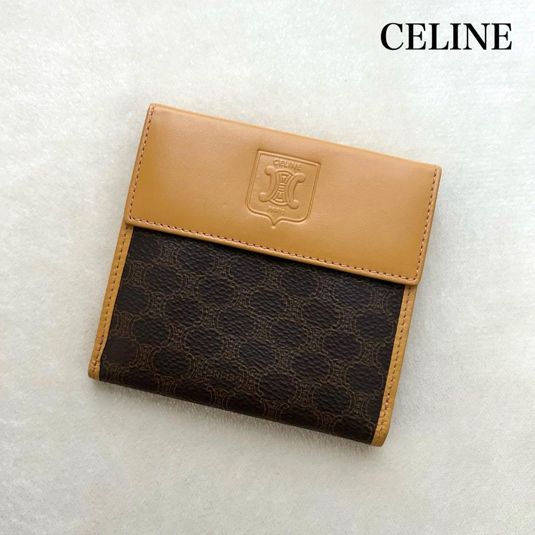 CELINE セリーヌ 三つ折り財布 トリオンフ 折り財布