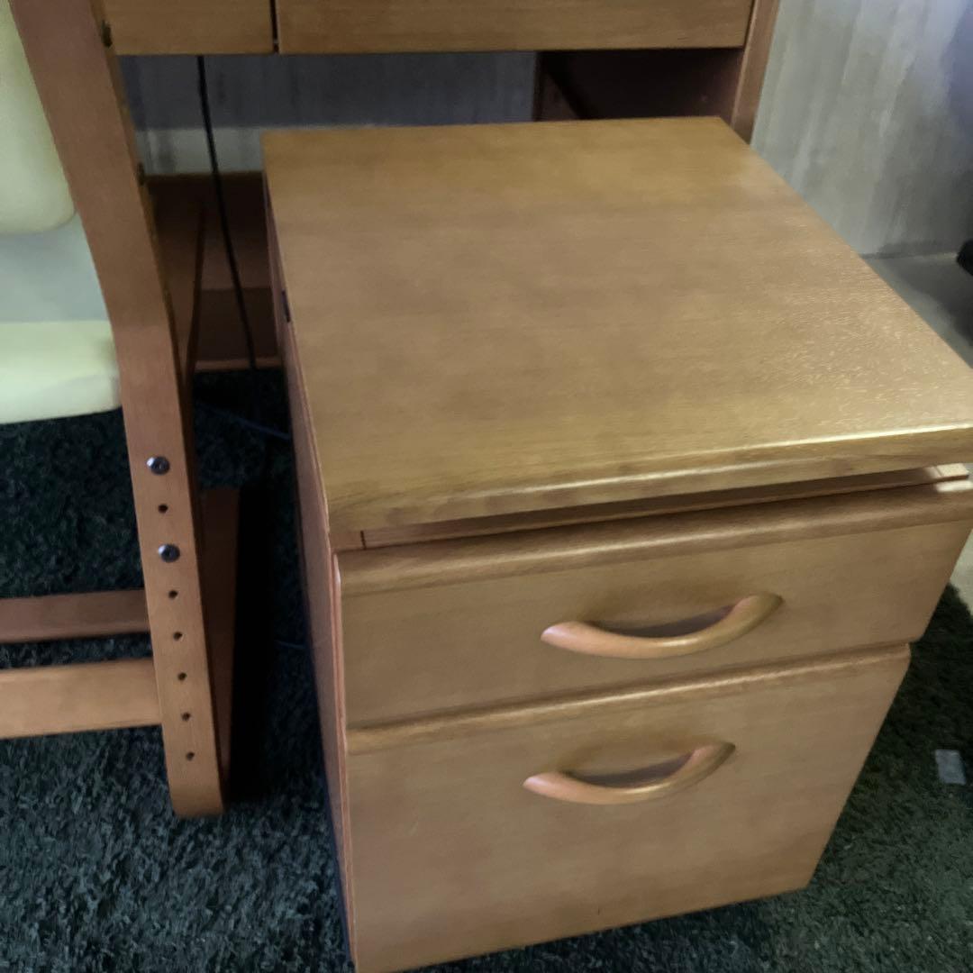 Benesse Karimoku 学びデスク　チェア　シェルフ　セット