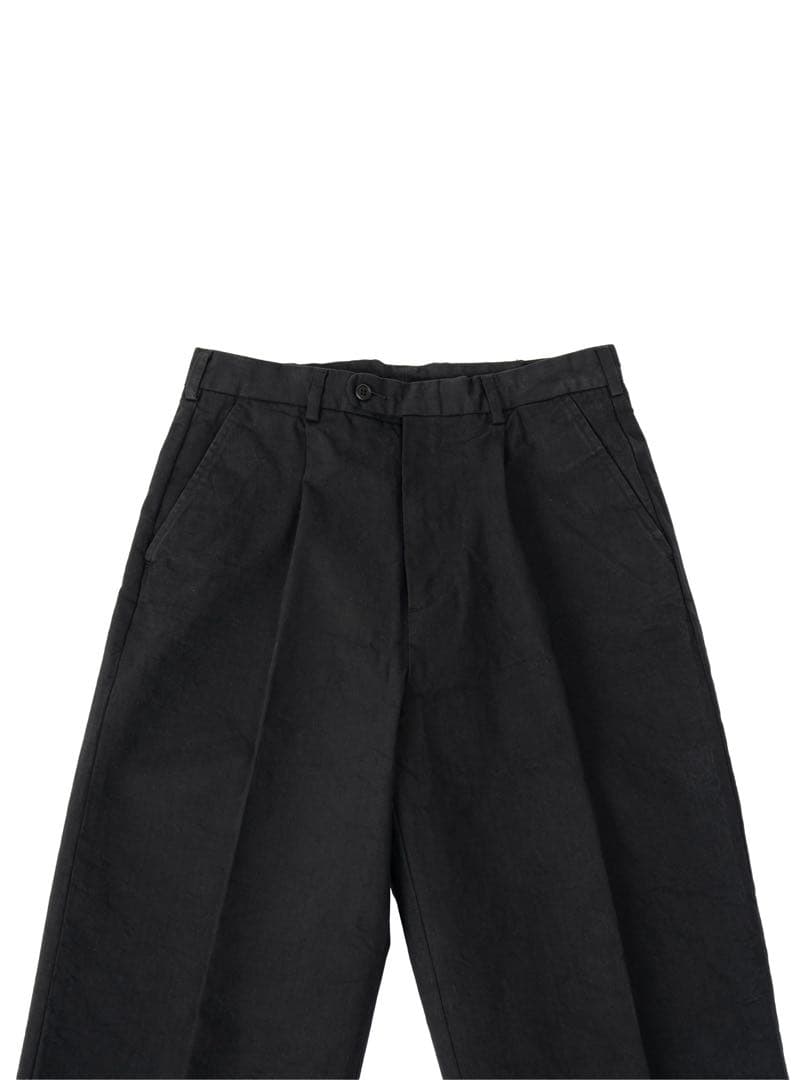 パンツ OVY One Tuck Wide Chino Pants (black)
