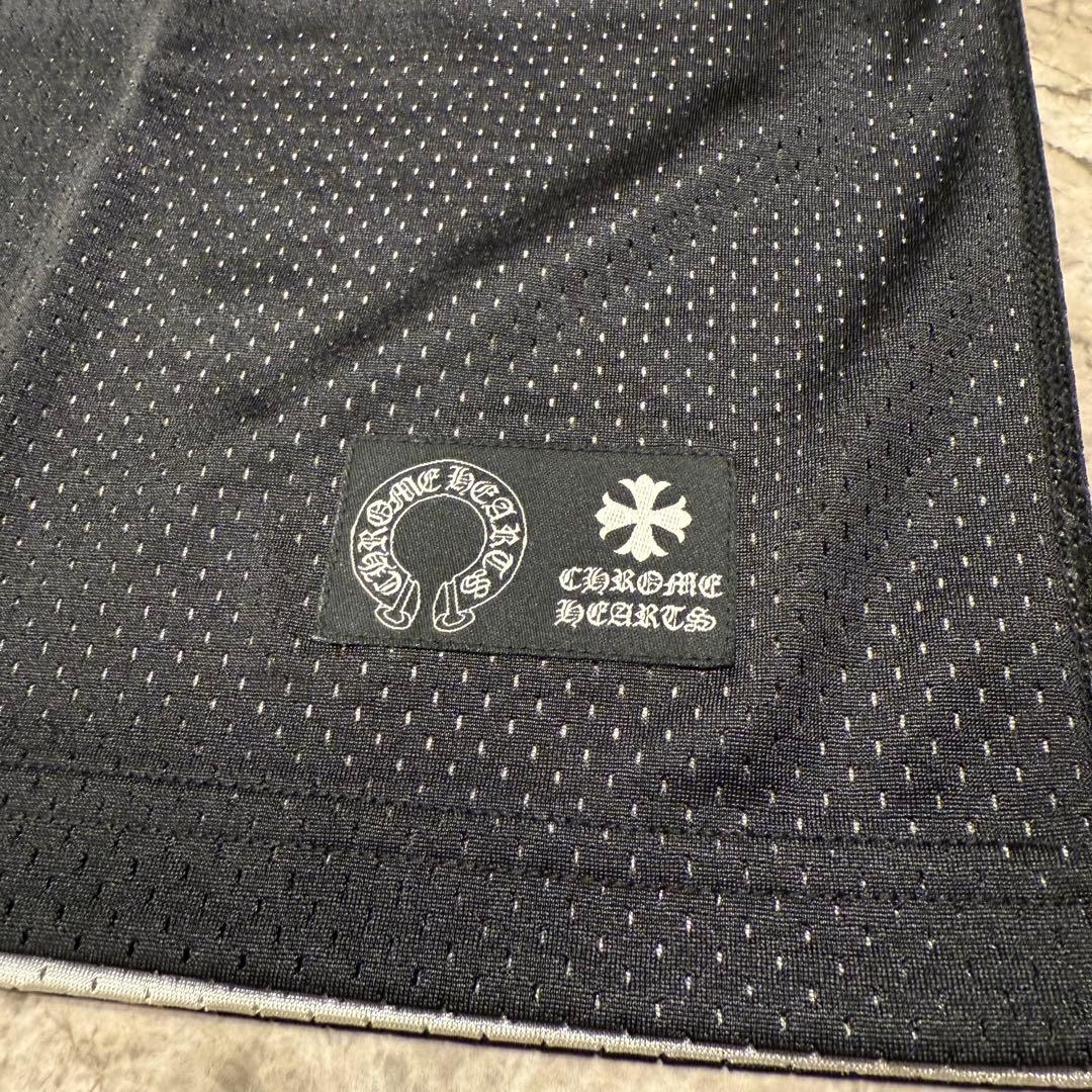 【新品】クロムハーツ リバーシブルメッシュタンクトップ ブラック×シルバー L