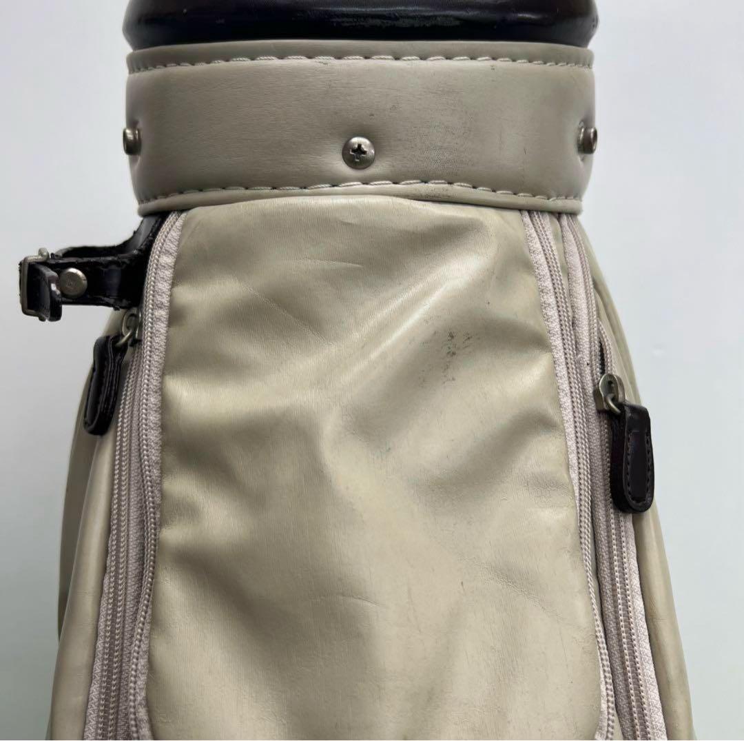 ONOFF キャディバッグ　アイボリー　　9インチ