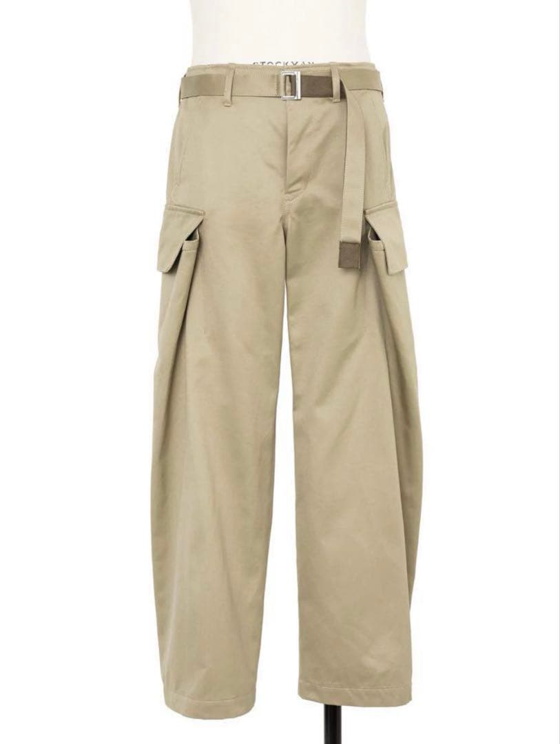 入手困難★sacaiサカイ25AW完売CottonChino Pantsサイズ3