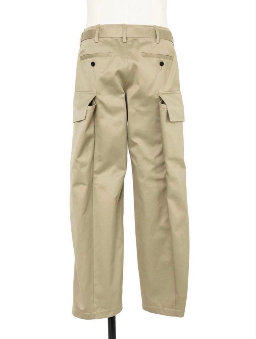 入手困難★sacaiサカイ25AW完売CottonChino Pantsサイズ3