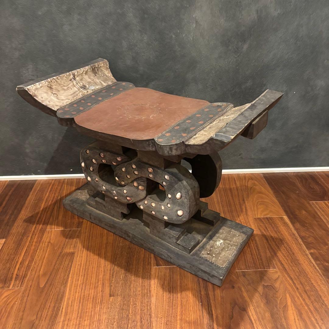 プリミティブなスツール 民族 ヴィンテージ ミッドセンチュリー