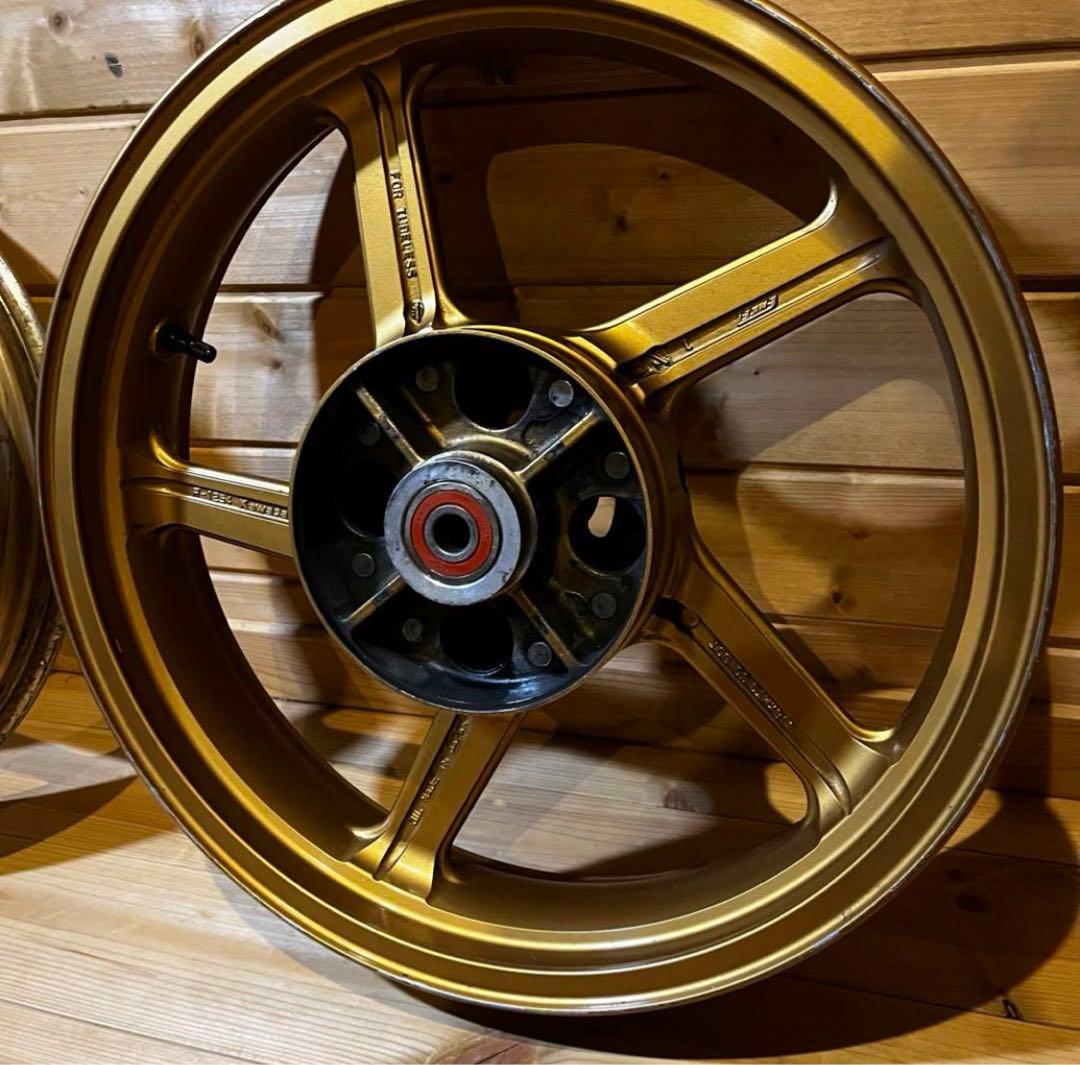 ゼファー　純正ホイール　前後セット