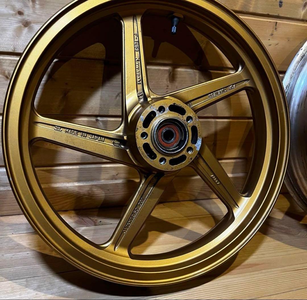 ゼファー　純正ホイール　前後セット