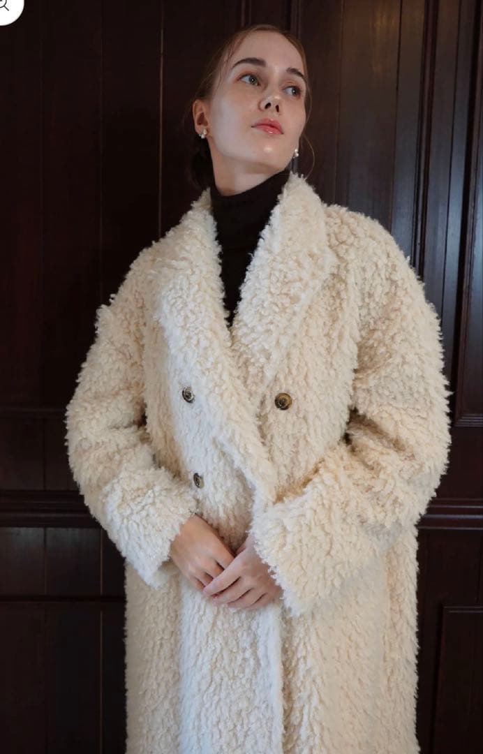 ジャケット・アウター acka poodle boa long coat