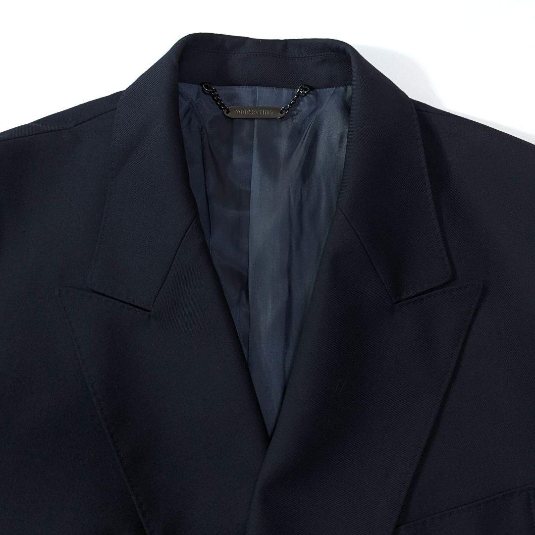 超高級★美品モンキータイム　紺ブレザー　金ボタン　ダブル　テーラードジャケット