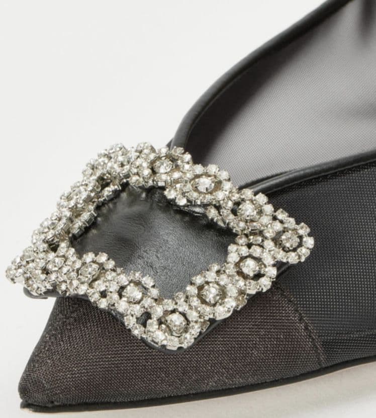 【新品 未使用】ピッピシック　ブラック　ビジュー23.5cm