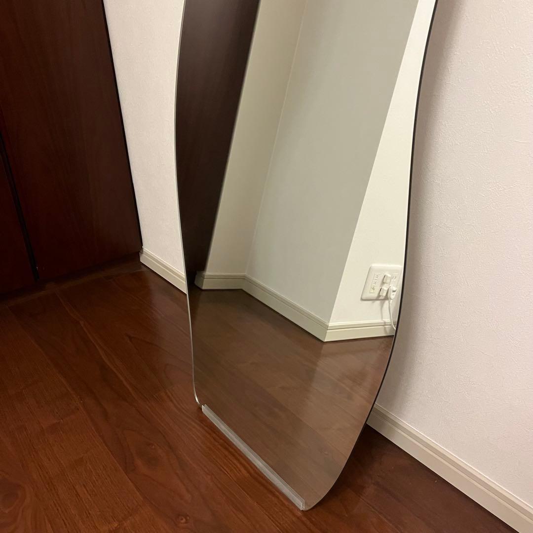 little rooms モダンカーブスタンドミラー 姿見 全身